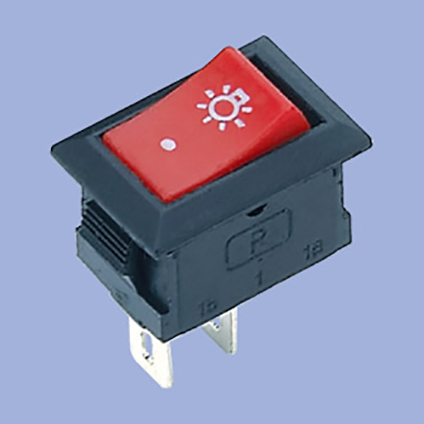 naka-off ang Mini Electrical LED Boat Rocker Switch